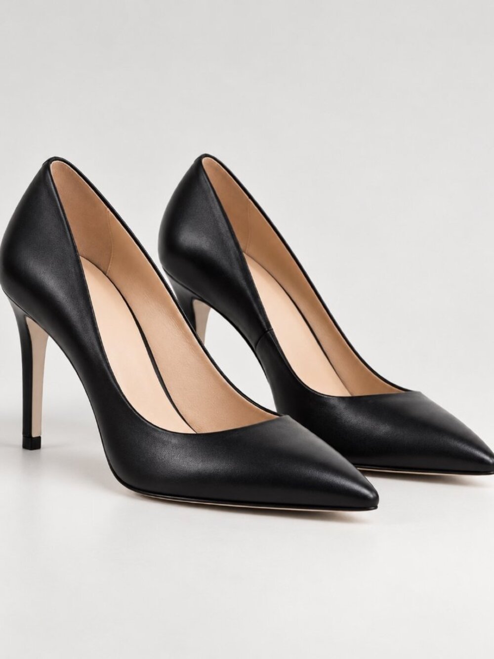 Linea Paolo Paris-L Pointed-Toe Pump — Black, Size 8